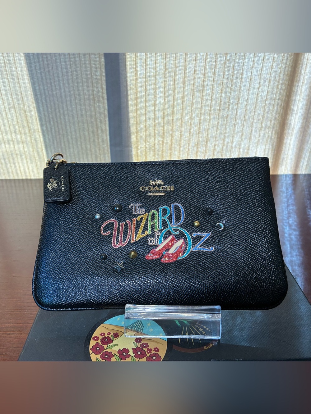 Coach x The Wizard of Oz' Leather Wristlet